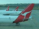 Qantas jets at Melbourne Airport