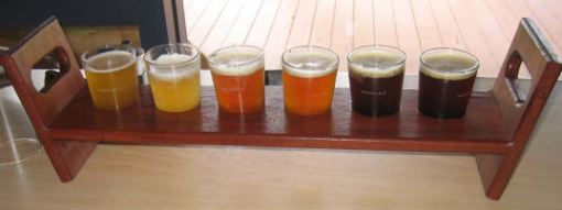 Beer tasting rack