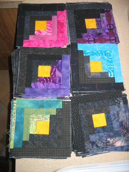 144 blocks, 24 of each colour