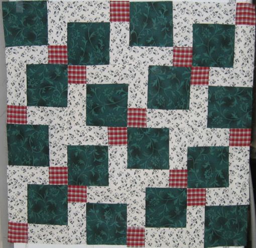 Disappearing 9 patch blocks - cut, rotated, and sewn back together