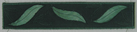 Gum leaf bookmark
