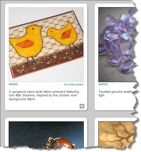 "Two little chicks" as featured on CraftGawker