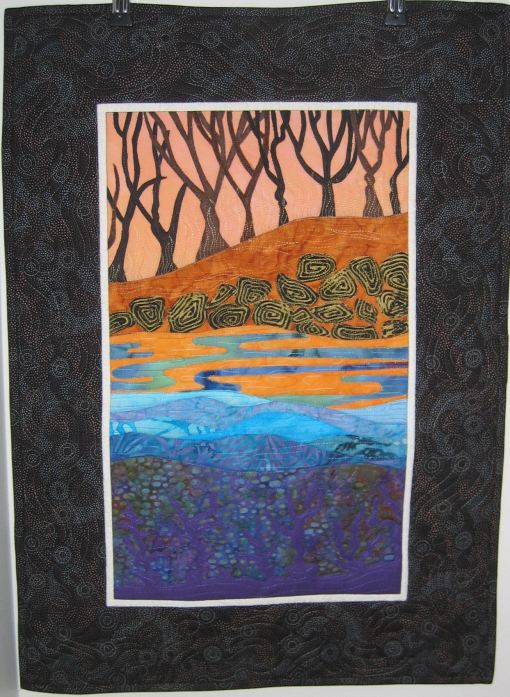 'The Elements' art quilt