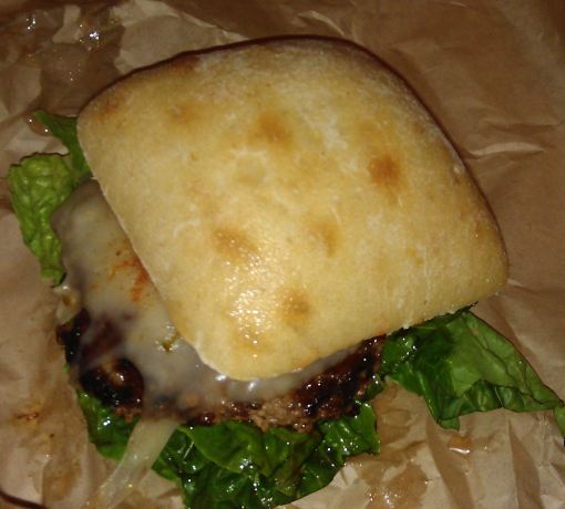 El Diablo Azul burger