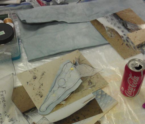 Garfish under construction