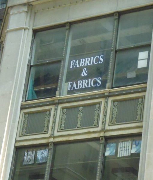 This is really the name of the business. And in case you didn't see it the first time, it was on several different windows on the 2nd floor.