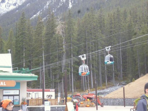 Sulphur Mountain -- 4-person gondolas