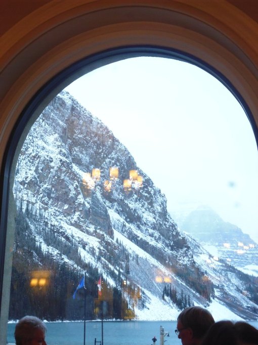 View of Lake Louise from the Lakeview room