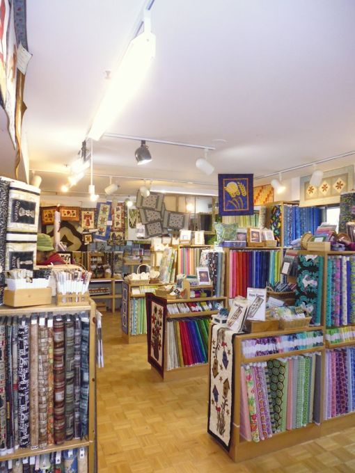 Pine Creek quilt store, Canmore, Alberta